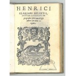 (GLAREANUS Henryk), Henrici Glareani Helvetii, poetae lavreati De geographia liber unus ab ipso authore iam tertio recognitus.