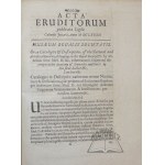 (HEWELIUSZ Jan.), Acta Eruditorum anno MDCLXXXII publicata [...].
