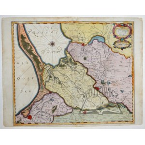 (Vistula LAND). Tractuum Borussiae, circa Gedanum et Elbingam, ab incolis Werder appellati; cum adiuncta Neringia nova et elaboratissima delineatio. Authore Olao Ioannis Gotho.