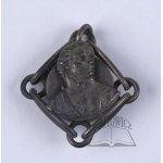 (Kosciuszko Tadeusz). Patriotic pendant with bust of Tadeusz Kosciuszko.