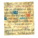 Mother of God with Child. A miniature from the so-called Hours.
