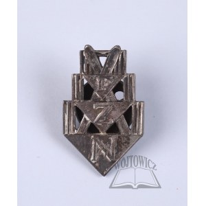 (ODZNAKA, clasp). PZN Polish Ski Association - Bronze Badge for Fitness.