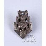 (ODZNAKA, clasp). PZN Polish Ski Association - Bronze Badge for Fitness.