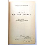 BREGMAN Aleksander, Dzieje pustego fotela.