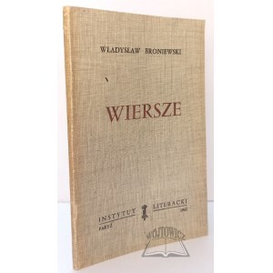 BRONIEWSKI Władysław, Wiersze.