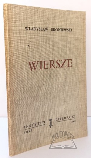 BRONIEWSKI Władysław, Poems.