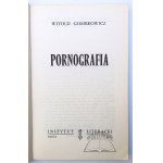 GOMRBOWICZ Witold, Pornografia.