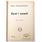 HERLING - Grudziński Gustaw, Żywi i umarli.