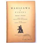 WARSZAWA w pieśni. Wiersze i poematy.