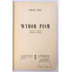 WEIL Simone, Wybór pism.