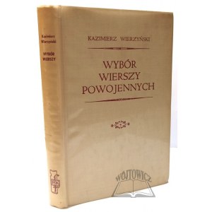 WIERZYŃSKI Kazimierz, Wybór wierszy powojennych.