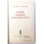WIERZYŃSKI Kazimierz, Wybór wierszy powojennych.