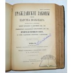 (Zivilgesetzbuch des Königreichs Polen). Grazdanskoye zakony gubernij Carstva Polskago,