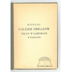 KATALOG galerji obrazów Pałacu w Łazienkach w Warszawie.