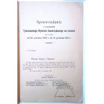 SPRAWOZDANIE z czynności Tymczasowego Wydziału Samorządowego we Lwowie.