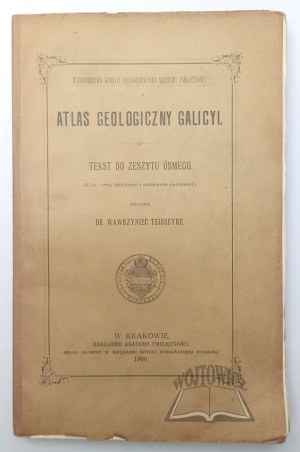 TEISSEYRE Lawrence, Geological Atlas of Galicia. Text for notebook eight.