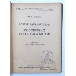 ANCZYC Władysław Ludwik, Poezje patrjotyczne i Kościuszko pod Racławicami.