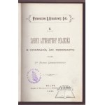 CHMIELOWSKI Piotr, Zarys literatury polskiej z ostatnich lat szesnastu.