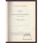 KRASIŃSKI Zygmunt, Listy do Delfiny Potockiej 1843-1845.