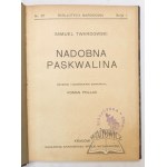 TWARDOWSKI Samuel, Nadobna Paskwalina.