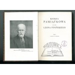 (PINIŃSKI Leon), Księga pamiątkowa ku czci Leona Pinińskiego.