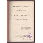 CONTZEN Heinrich, Geschichte, Literatur Und Bedeutung Der Nationalökonomie oder Volkswirthschaftslehre.
