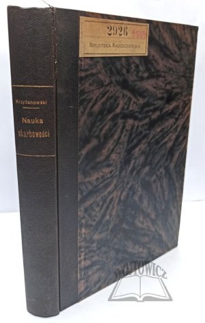 KRZYŻANOWSKI Adam, The Science of Treasury.