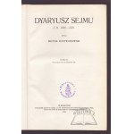 DYARYUSZ Sejmu z R. 1830-1831.