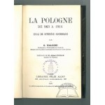 HALECKI O., La Pologne de 963 a 1914. Essai de synthese historique.