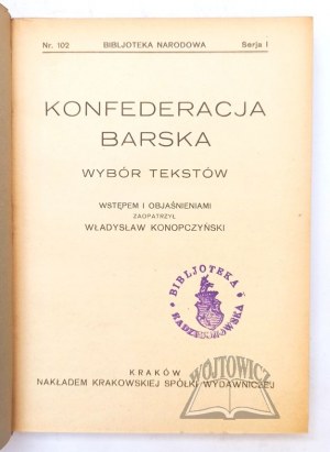 BAR CONFEDERATION.