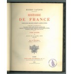 LAVISSE Ernest, Histoire de France depuis les origines jusqu'&#224; la révolution.