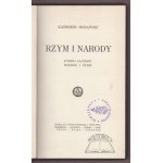 MORAWSKI Kazimierz, Rzym i narody.