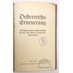 RENNER Karl, Oesterreichs Erneuerung.