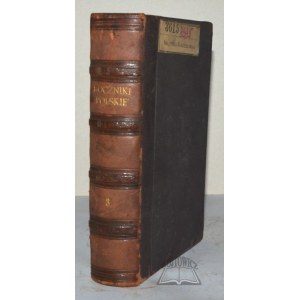 ROCZNIKI Polskie z lat 1857 - 1861. T. 3.