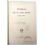 SCHIEMANN Theodor, Deutschland und die große Politik anno 1901.