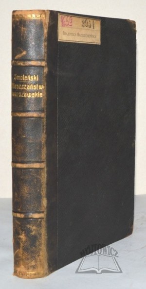 SMOLEŃSKI Władysław, Mieszczaństwo warszawskie w końcu wieku XVIII.