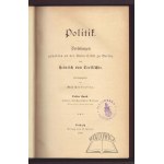 TREITSCHKE Heinrich von, Politik. Vorlesungen gehalten an der Universität zu Berlin.