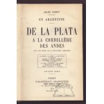 HURET Jules, En Argentine. De la Plata &#224; la Cordill&#232;re des Andes.