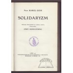 GIDE Karol, Solidaryzm.