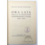 GRABSKI Władysław, Dwa lata pracy u podstaw państwowości naszej (1924-1925).