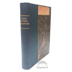 (RADZIWIŁŁOWA Maria Dorota), Souvenirs de la Princesse Antoine Radziwill (nee Castellane) 1840 - 1873.