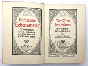 SAWICKI Franz, Der Sinn des Lebens.