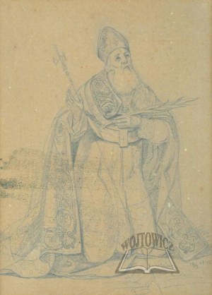 ELJASZ - Radzikowski Walery (1841-1905), The figure of the bishop.