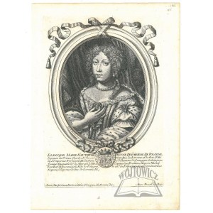 (Portret). ELEONORA Maria Józefa (1653 - 1697), królowa Polski, żona Michała Korybuta Wiśniowieckiego.