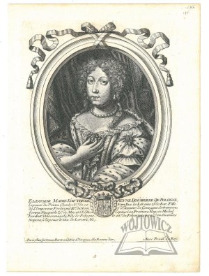 (Portrait). ELEONORA Maria Josefa (1653 - 1697), queen of Poland, wife of Michał Korybut Wiśniowiecki.