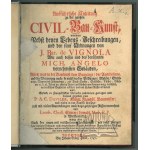 AVILER Augustin-Charles d', Ausführliche Anleitung zu der gantzen Civil-Bau-Kunst,