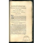 PRZYWILEIE y Konstytucye seymowe za panowania Jego Krolewskiey mci Stanisława Augusta Roku Pańskiego MDCCLIV, dnia 3 grudnia.