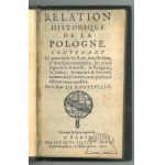 (TENDE Kasper, pseud. Hauteville), Relation Historique De La Pologne.