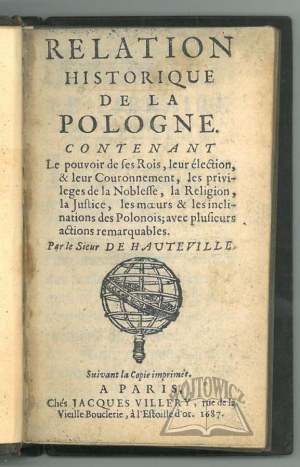 (TENDE Kasper, alias Hauteville), Relation Historique De La Pologne.