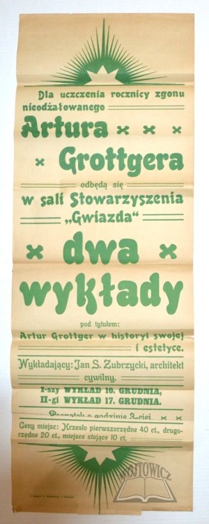 (GROTTGER Arthur).